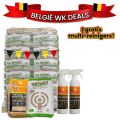 Hele pallet houtpellets + 2 multi-reinigers