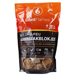 Giant Flames aanmaakblokjes 96 stuks voorkant