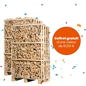 2 palettes de bois de chauffage au choix + un kit d'allumage gratuit d'une valeur de 61,50 €
