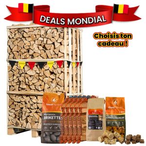 Palette de bois de chauffage de votre choix + un allume-feu offert