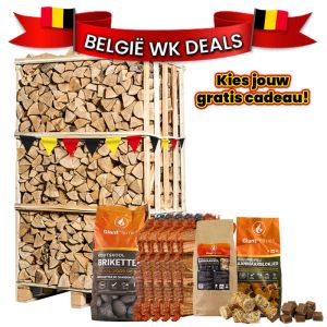 Hele pallet brandhout naar keuze + gratis aanmaakproduct - Keuze gratis product