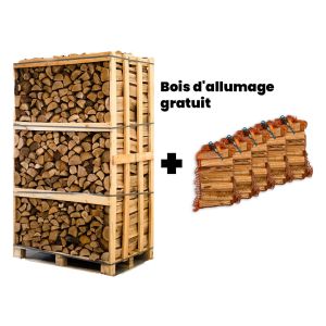 Hele pallet eikenhout + gratis 5 zakken aanmaakhout