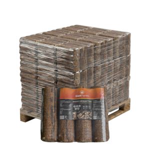 Giant Flames houtbriketten 190 zakken x 4,8kg (912kg) 
