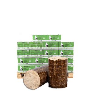 Maxi briketten halve pallet 48 dozen x 10 kg (460 kg)