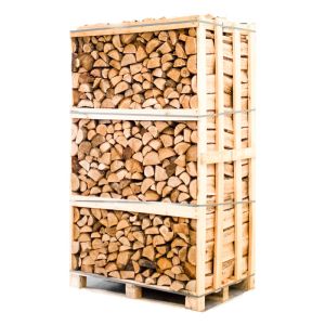 Hele pallet ovengedroogd gekloofd eiken haardhout 25cm