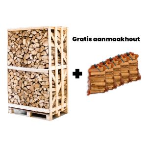 Hele pallet essenhout + gratis 5 zakken aanmaakhout