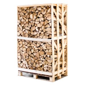Hele pallet ovengedroogd gekloofd essen haardhout 25cm