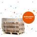 2 halve pallets houtbriketten naar keuze + gratis aanmaakpakket t.w.v. €30