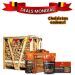 Demi-palette de bois de chauffage au choix + un allume-feu offert 