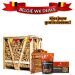 Halve pallet brandhout naar keuze + gratis aanmaakproduct  