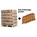 Palette entière de briquettes Pini Kay (NL) + 5 sacs de bois d'allumage gratuits