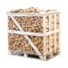 Halve pallet ovengedroogd gekloofd berken haardhout 25cm