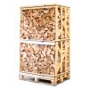 Palette de bois de chauffage en bouleau séché au four