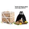 Demi-palette de bois de chauffage au choix + un coffret de Pâques gratuit d'une valeur de 25 € Paquet de Pâques