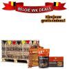Halve pallet houtbriketten naar keuze + gratis aanmaakproduct 