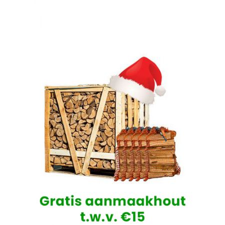 Halve pallet haardhout naar keuze + 3 zakken aanmaakhout gratis main product photo