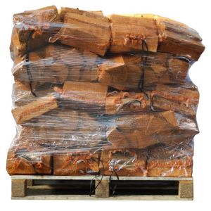40 sacs de bois de chauffage bouleau séché au four 22 litres 25cm