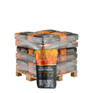 Demi-palette de charbon de bois Giant Flames 20 sacs x 10kg (200kg)