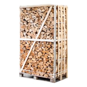 Pallette de bois de chauffage mélange de bois de chauffage bouleau/de frêne