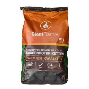 Briquettes de coco Giant Flames (10 kg) 