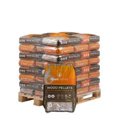 Halve pallet Giant Flames houtpellets 35 zakken x 15kg (525kg)