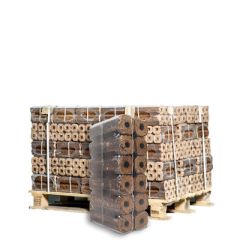 Briquettes de Pini Kay (import) demi-palette 48 sacs x 10 kg (480 kg)