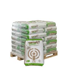 Demi-palette Wonterspan de granul&eacute;s de bois 35 sacs x 15 kg (525 kg)