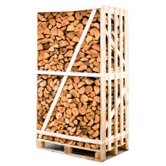Hele pallet ovengedroogd gekloofd elzen haardhout 25cm