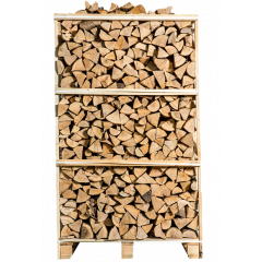 Pallet ovengedroogd beuken haardhout 33 cm
