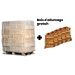 Palette complète de briquettes RUF + 5 sacs de bois d'allumage gratuits