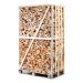 Hele pallet droog berken/essen brandhout mix 25cm