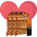 Coffret Saint-Valentin (3 morceaux de bois d'allumage + 1 allumette) d'une valeur de 17 €