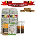 Hele pallet houtpellets + 2 multi-reinigers